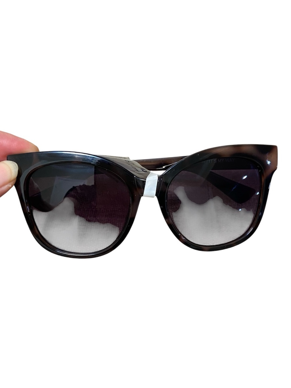 Quay Australia It's My Way Cat Eye Sunglasses Tortoise Fade NWT